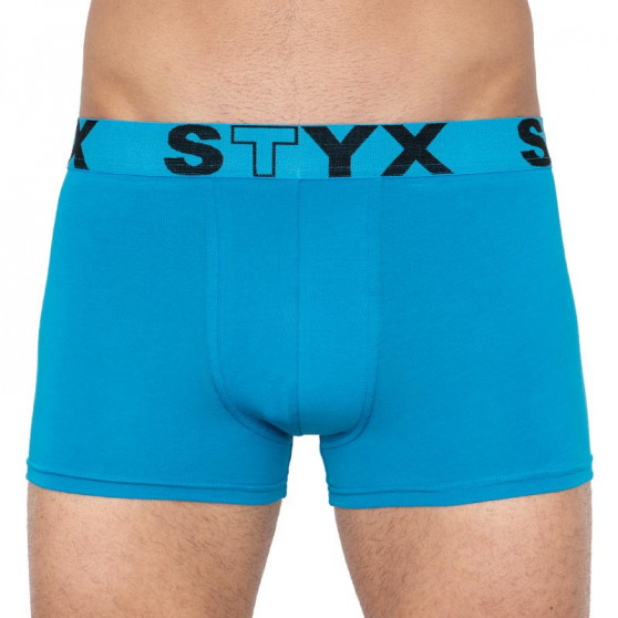 3PACK pánske boxerky Styx sport guma modré (G9676869)