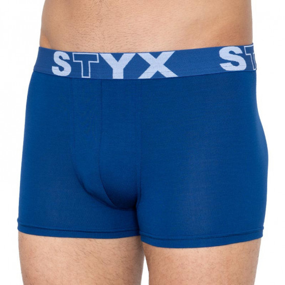 3PACK pánske boxerky Styx sport guma modré (G9676869)