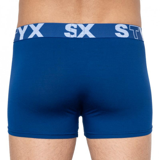 3PACK pánske boxerky Styx sport guma modré (G9676869)