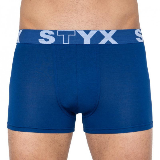 3PACK pánske boxerky Styx sport guma modré (G9676869)