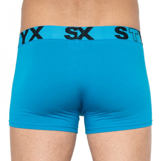 3PACK pánske boxerky Styx sport guma modré (G9676869)