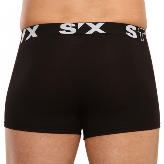 3PACK pánske boxerky Styx sport guma čierne (G9606060)