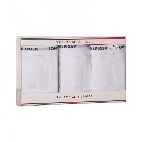 3PACK dámske nohavičky Tommy Hilfiger biele (UW0UW00043 100)