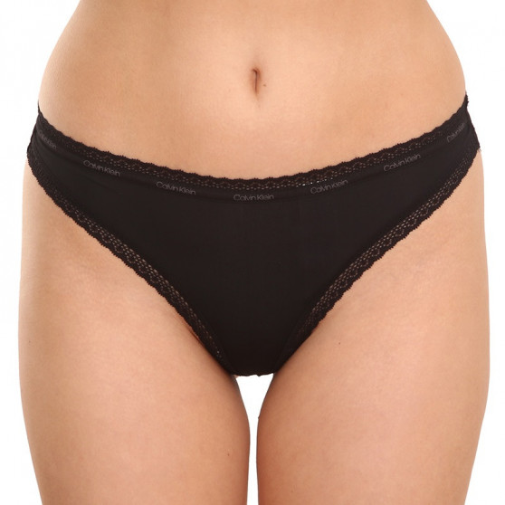 3PACK Dámske tangá Calvin Klein viacfarebné (QD3802E-FIY)