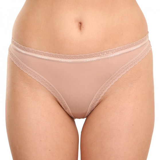 3PACK Dámske tangá Calvin Klein viacfarebné (QD3802E-FIY)