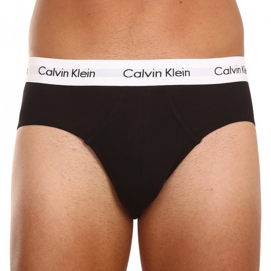 3PACK pánske slipy Calvin Klein čierne (U2661G-001)