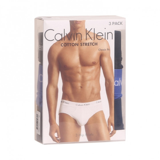 3PACK pánske slipy Calvin Klein viacfarebné (U2661G-4KU)