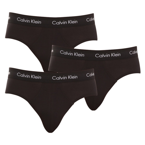 3PACK pánske slipy Calvin Klein čierne (U2661G-XWB)