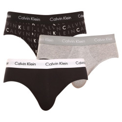 3PACK pánske slipy Calvin Klein viacfarebné (U2661G-YKS)