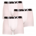 3PACK pánske boxerky Styx dlhé športová guma (U10616161)