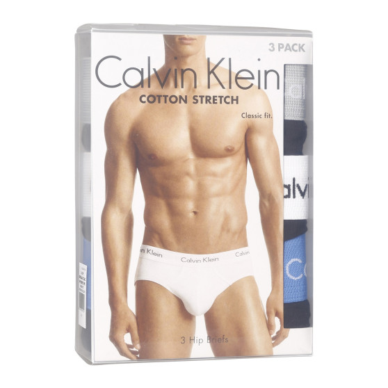 3PACK pánske slipy Calvin Klein viacfarebné (U2661G-CAZ)