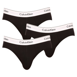 3PACK pánske slipy Calvin Klein čierne (NB2379A-001)