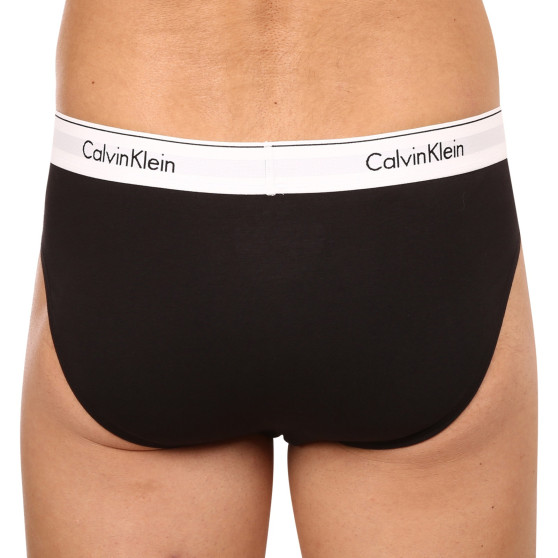 3PACK pánske slipy Calvin Klein čierne (NB2379A-001)