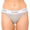 Dámske tangá Calvin Klein sivé (F3786E-020)