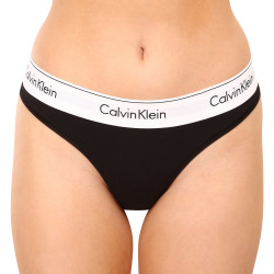 Dámske tangá Calvin Klein čierne (F3786E-001)