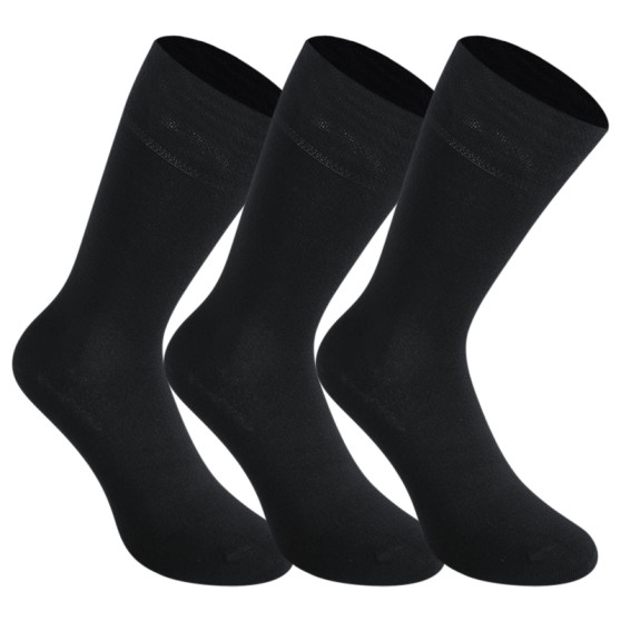 3PACK ponožky Styx high bamboo čierne (3HB960)