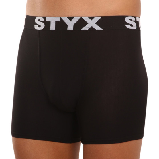 5PACK pánske boxerky Styx sport guma čierne (5G960)