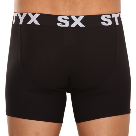 5PACK pánske boxerky Styx sport guma čierne (5G960)