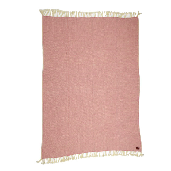 Vlnená merino deka Marina ružová (BAL011)