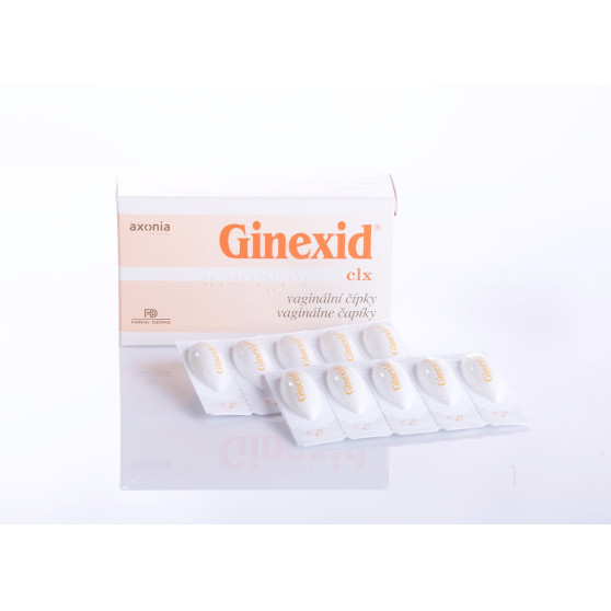 Ginexid vaginálne čapíky (AXO557)