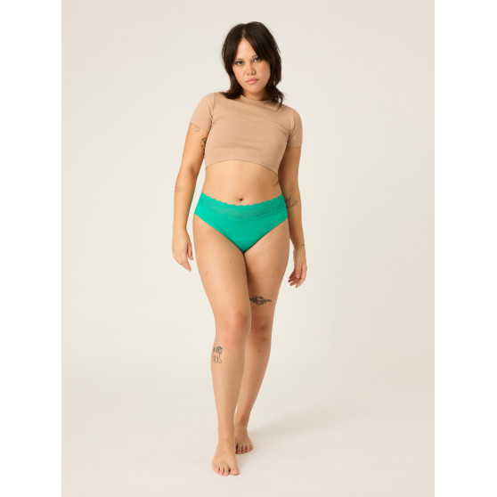 Menštruačné nohavičky Modibodi Sensual Hi-Waist Bikini Moderate-Heavy Jade (MODI4038J)