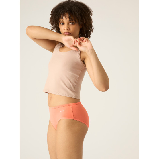 Menštruačné nohavičky Modibodi Basic Mid-Rise Brief Moderate-Heavy Coral (MODI4110C)