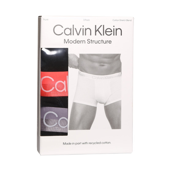 3PACK Pánske boxerky Calvin Klein viacfarebné (NB2970A-GYO)