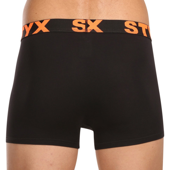 5PACK pánske boxerky Styx sport guma čierne (5G960)