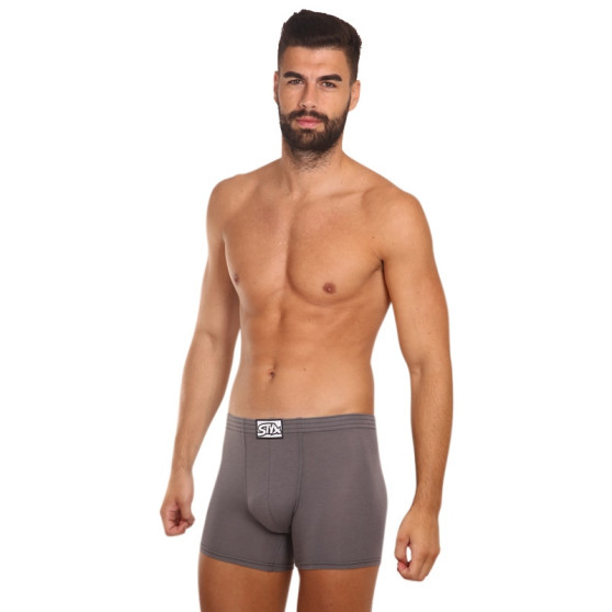 3PACK Pánske boxerky Styx dlhé klasické guma viacfarebné (3F96019)