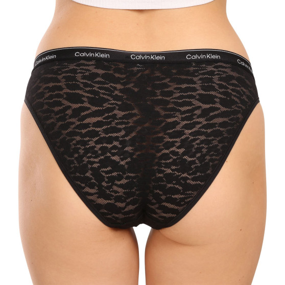 3PACK dámske nohavičky Calvin Klein čierne (QD3588E-001)