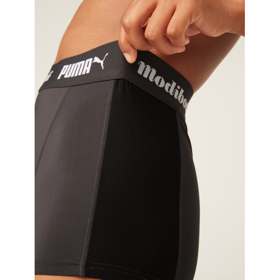 Menštruačné nohavičky PUMA & Modibodi Active Boyshort Moderate-Heavy Dark - VYBALENÉ (MODI4097VYB)