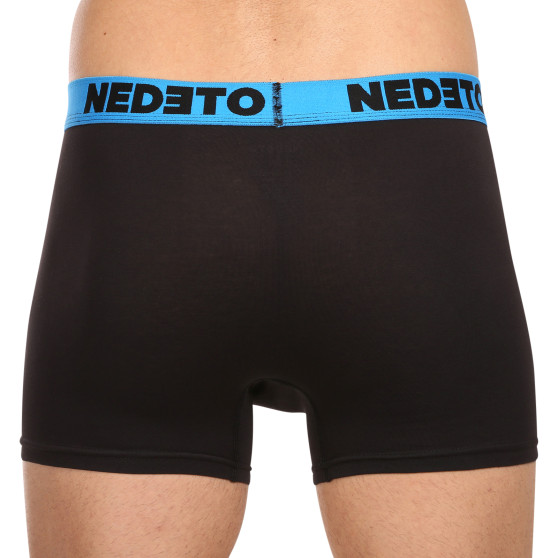 3PACK pánske boxerky Nedeto čierne (3NB002)