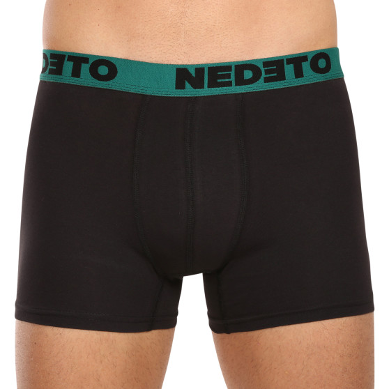 3PACK pánske boxerky Nedeto čierne (3NB002)