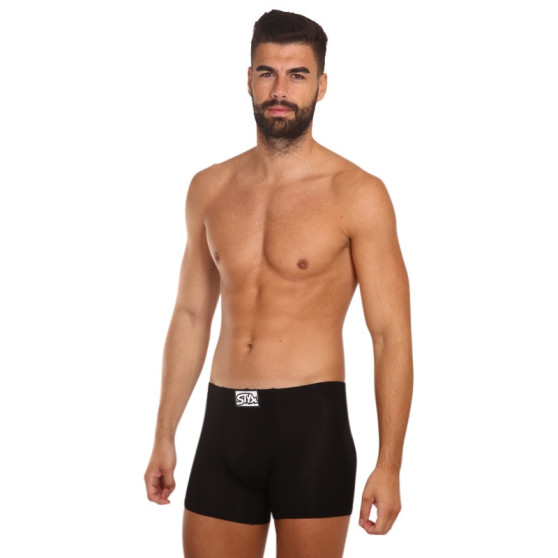 3PACK Pánske boxerky Styx dlhé klasické guma čierne (F9606060)