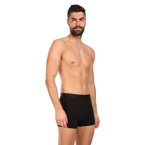 3PACK pánske boxerky Pietro Filipi čierne (3BCL001)