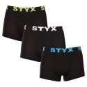 3PACK pánske boxerky Styx športová guma viacfarebné (G9606162)