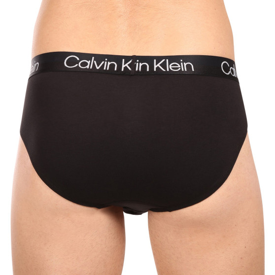 3PACK pánske slipy Calvin Klein čierne (NB2969A-7VI)