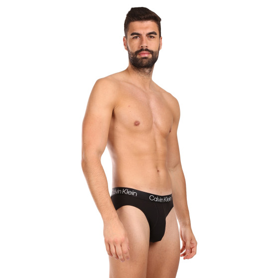 3PACK pánske slipy Calvin Klein čierne (NB2969A-7VI)