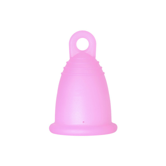 Menštruačný kalíšok Me Luna Soft XL s očkom ružový (MELU011)