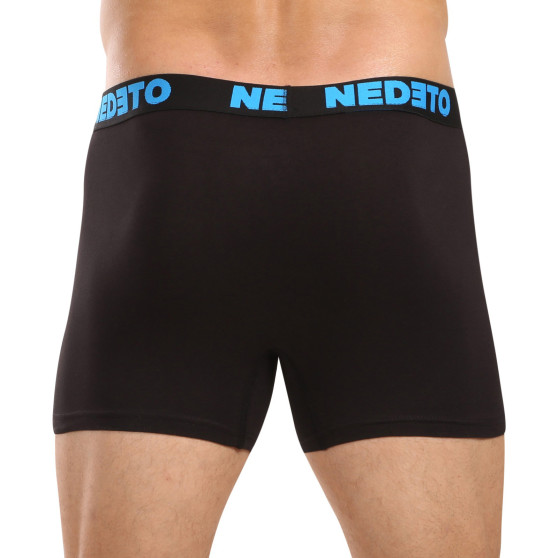 5PACK pánske boxerky Nedeto čierne (5NB003)