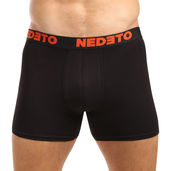 5PACK pánske boxerky Nedeto čierne (5NB003)